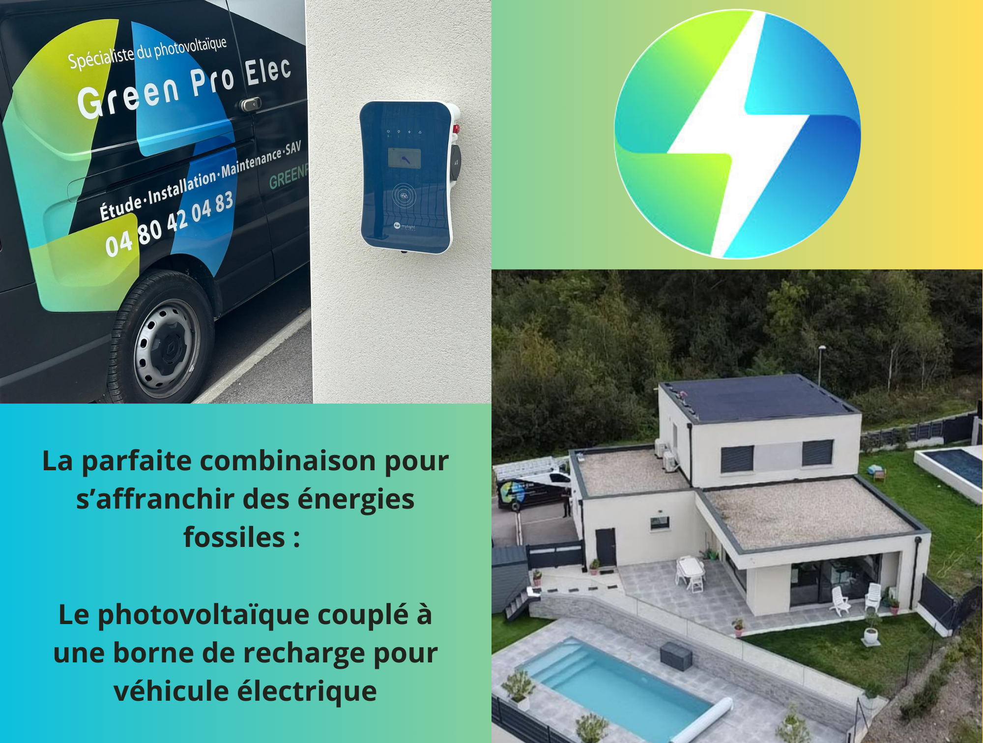 Autre vue de la façade de Green Pro Elec